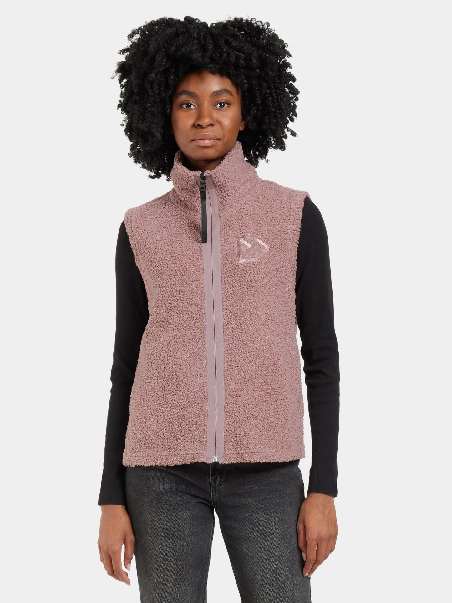 Didriksons Ladies, KIANA WNS VEST Jackets & Coats -  in Faded Wine - -J05