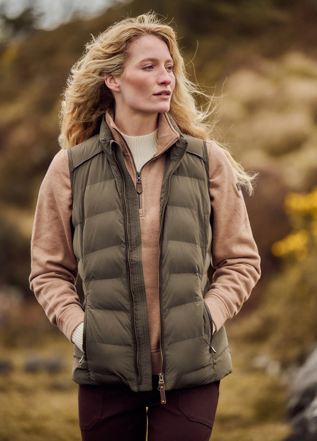Dubarry of Ireland Jackets & Coats, the Kilcarey in Olive