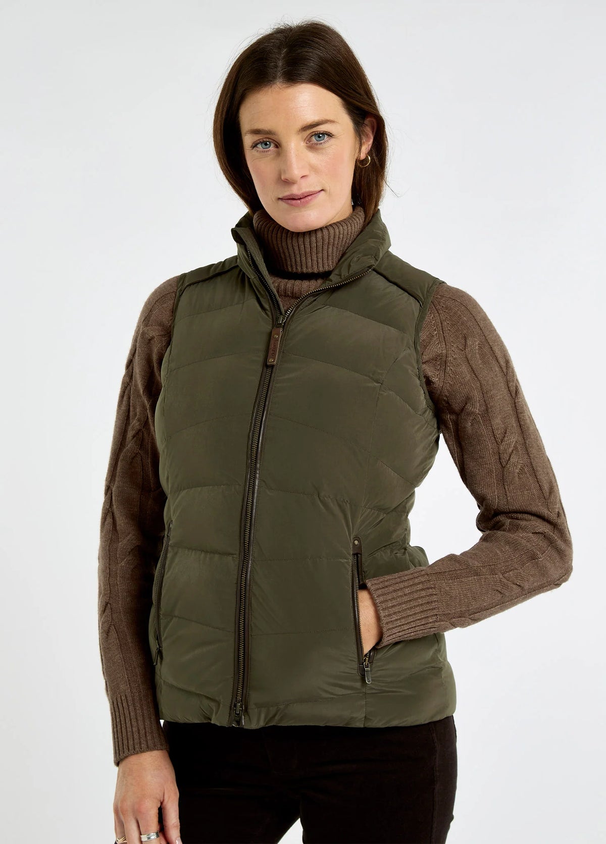 Dubarry of Ireland Jackets & Coats, the Kilcarey in Olive