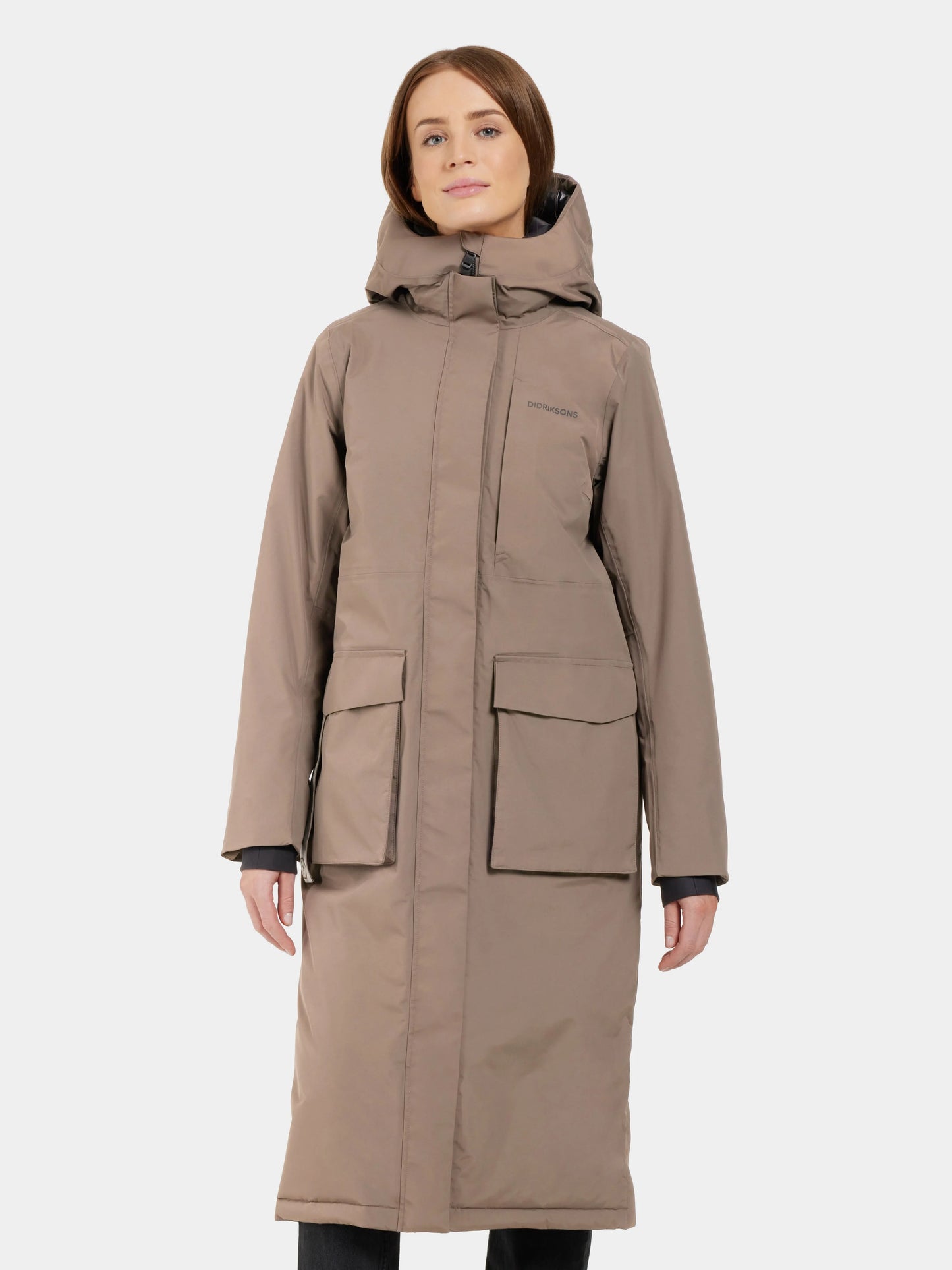 Didriksons, Leya Wns Parka L 3504846 - (Mocha Brown - -F07)