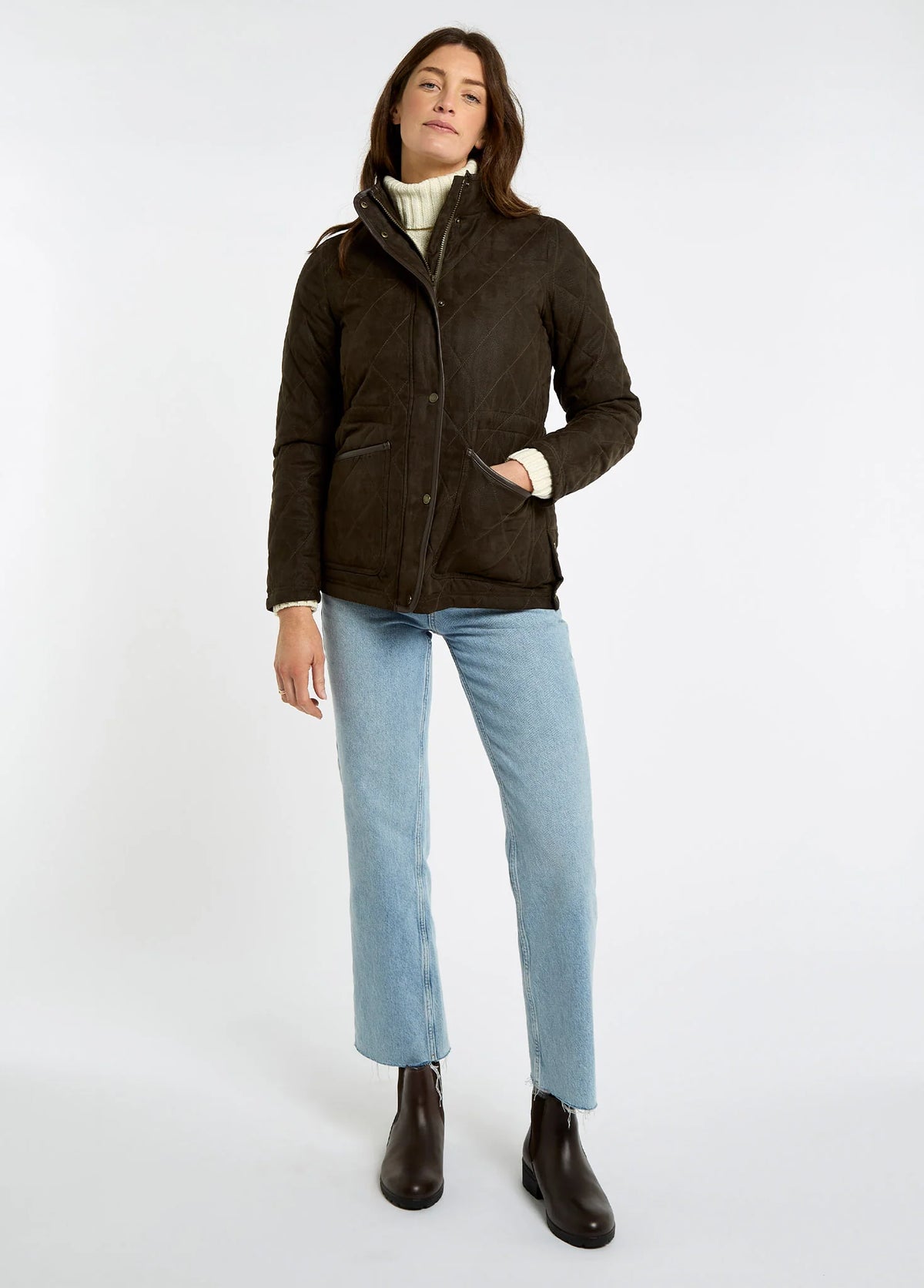 Dubarry of Ireland Jackets & Coats, the Locton in Olive