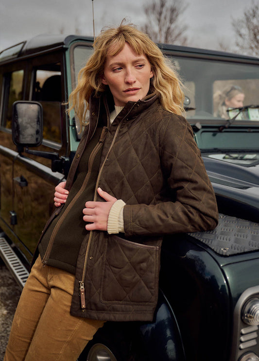 Dubarry of Ireland Jackets & Coats, the Locton in Olive