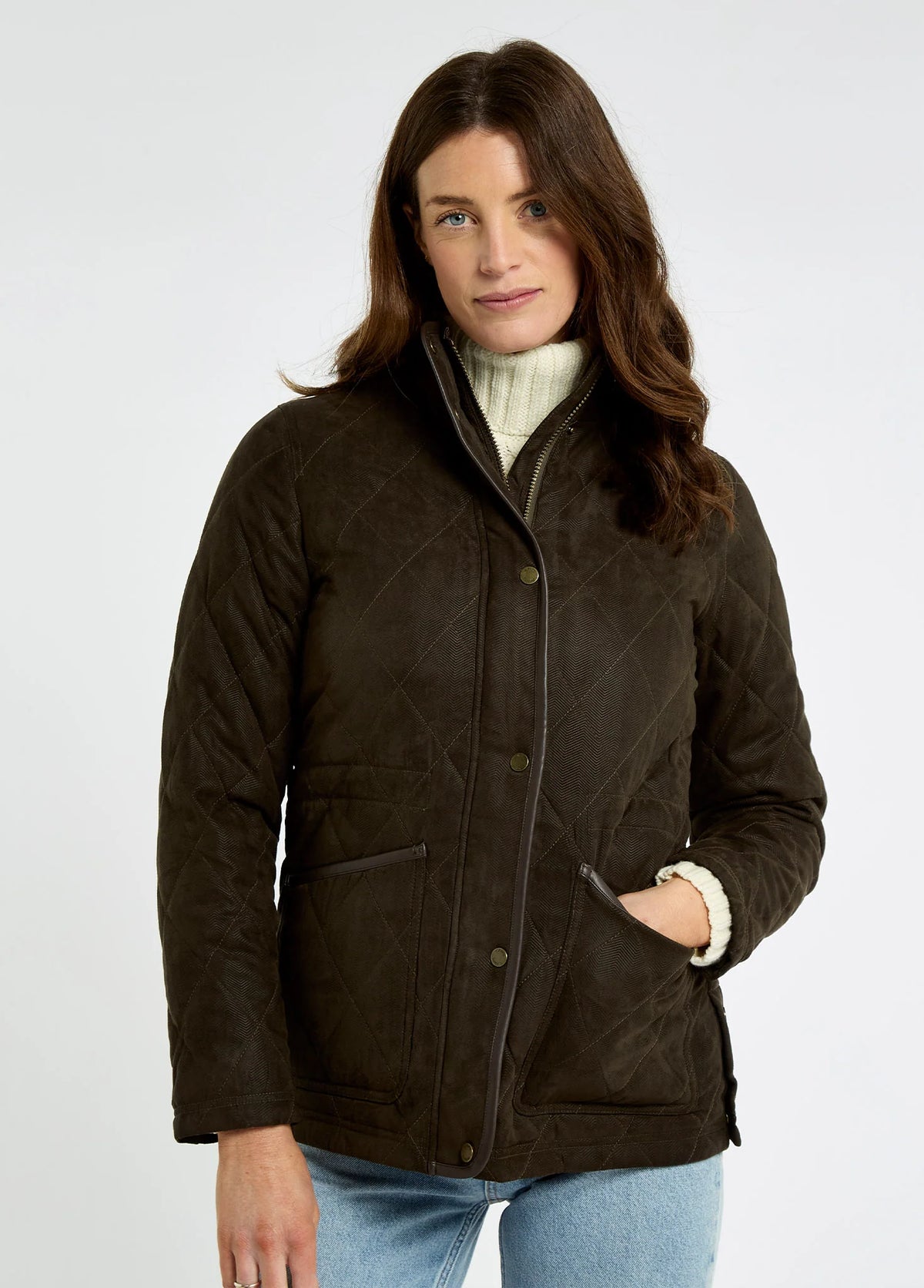 Dubarry of Ireland Jackets & Coats, the Locton in Olive