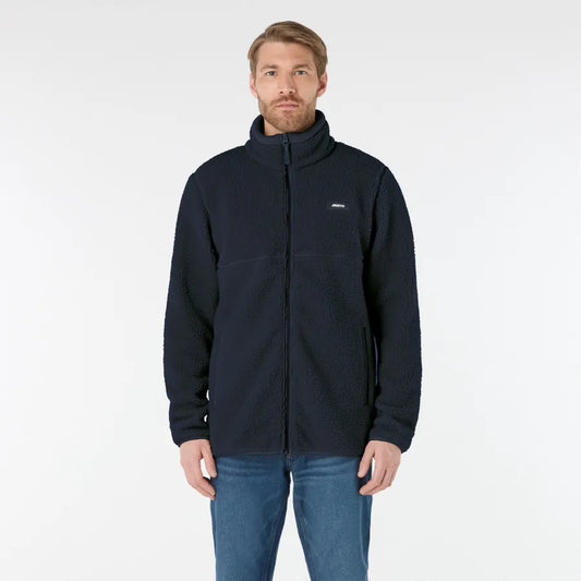 Musto , Mens Cove Deep Pile Fleece Jacket in Navy