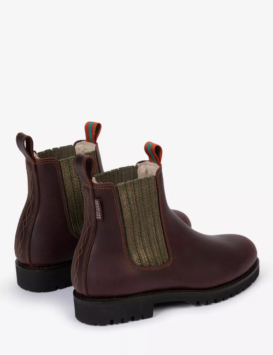 Penelope Chilvers, Oscar Wool-Lined Boot - (241 Conker/Khaki)