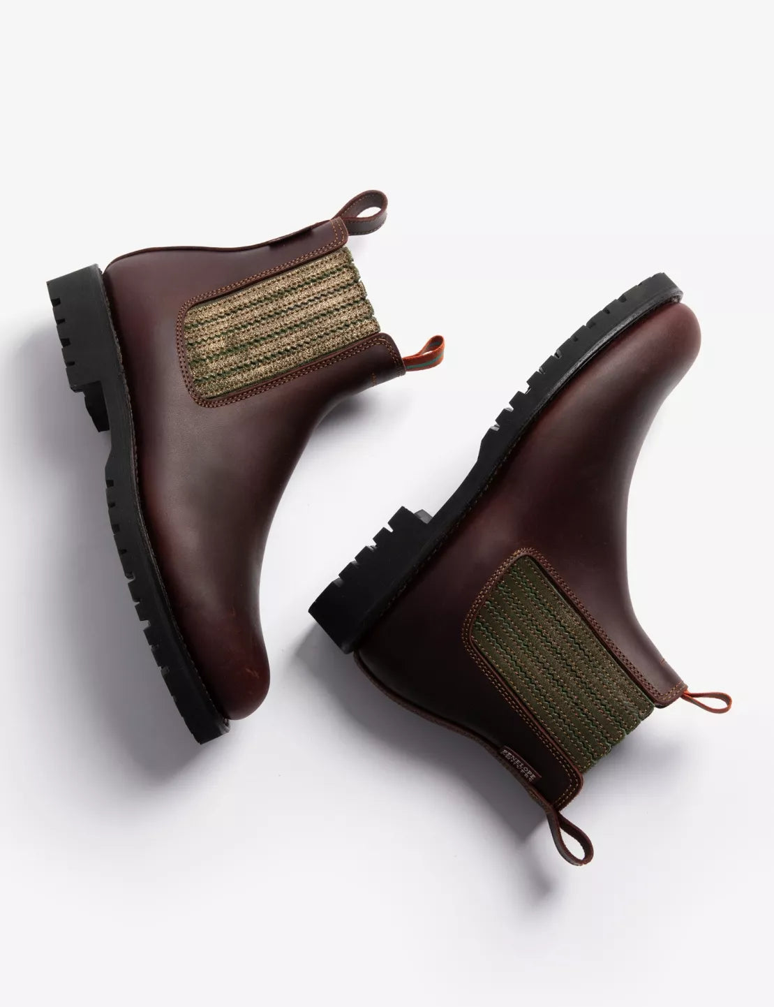 Penelope Chilvers, Oscar Wool-Lined Boot - (241 Conker/Khaki)