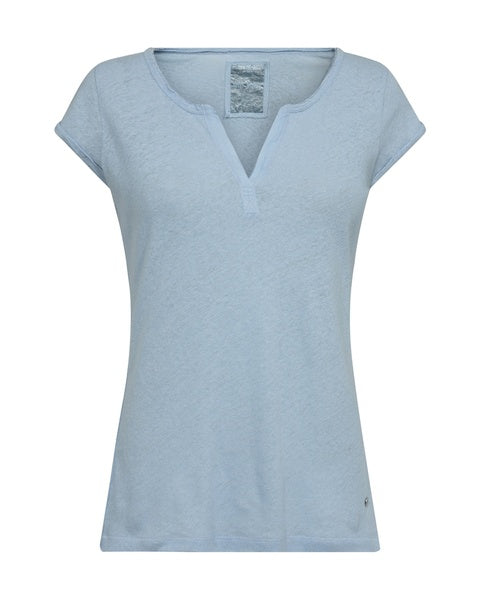 Mos Mosh, MMTROY TEE SS (489 Cashmere Blue)