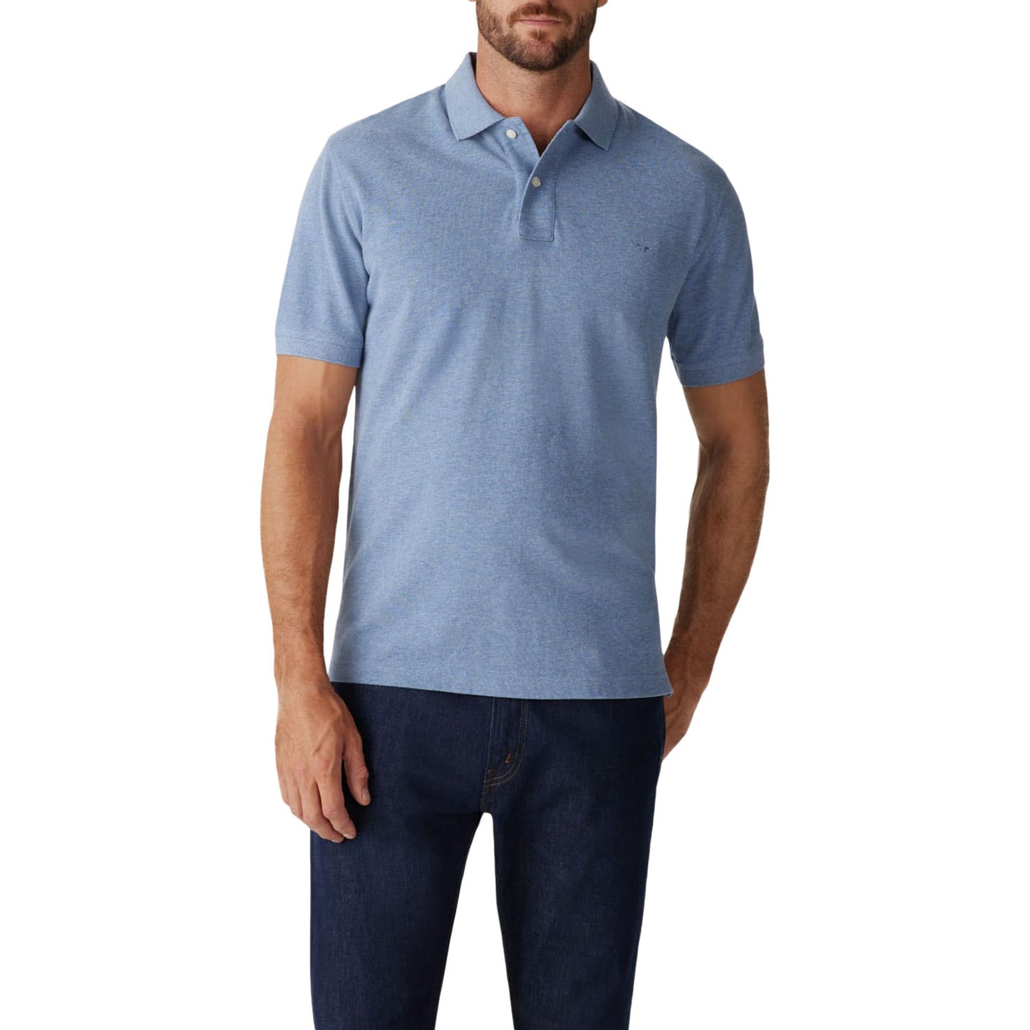 R.M. Williams Rod polo in Blue Marle (Blue Marle)