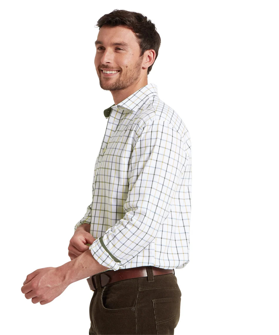 Schöffel, Baconsthorpe Tailored Shirt - (Woodland Check)