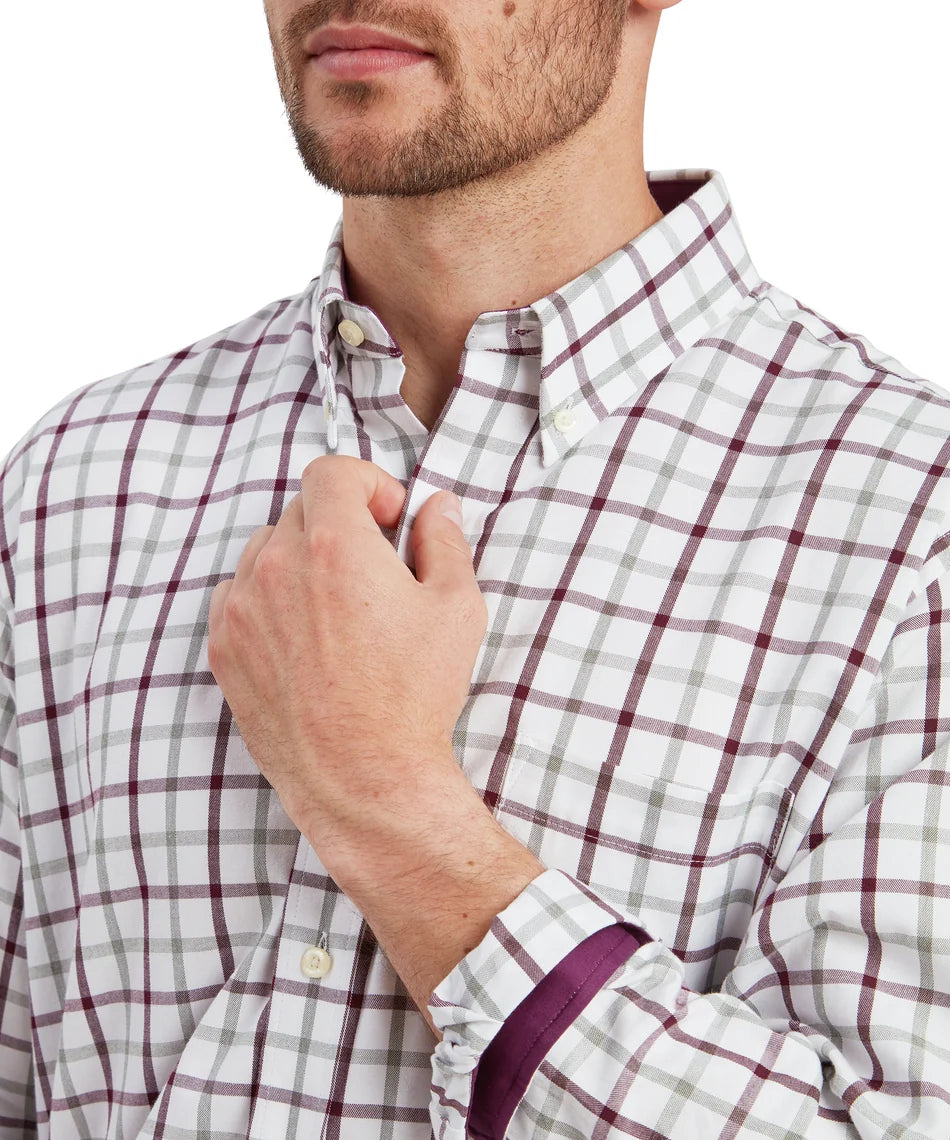 Schöffel, Brancaster Classic Shirt - (Wine Check)