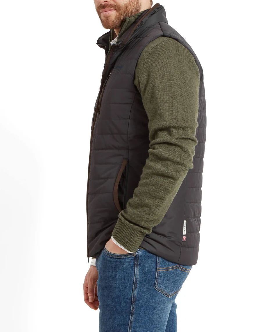 Schöffel, the Brora Gilet in Charcoal