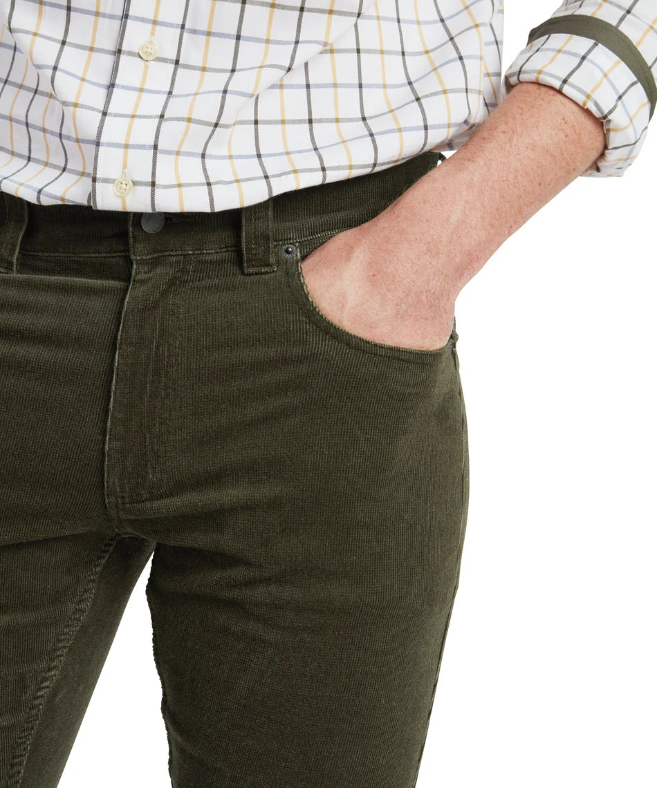 Schöffel, the Camden Cord Trousers in Forest