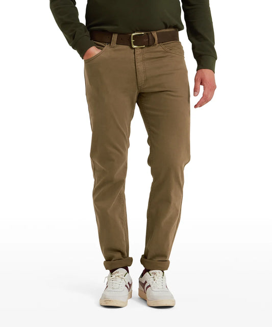 Schöffel, the Canterbury 5 Pocket Jean in Toffee