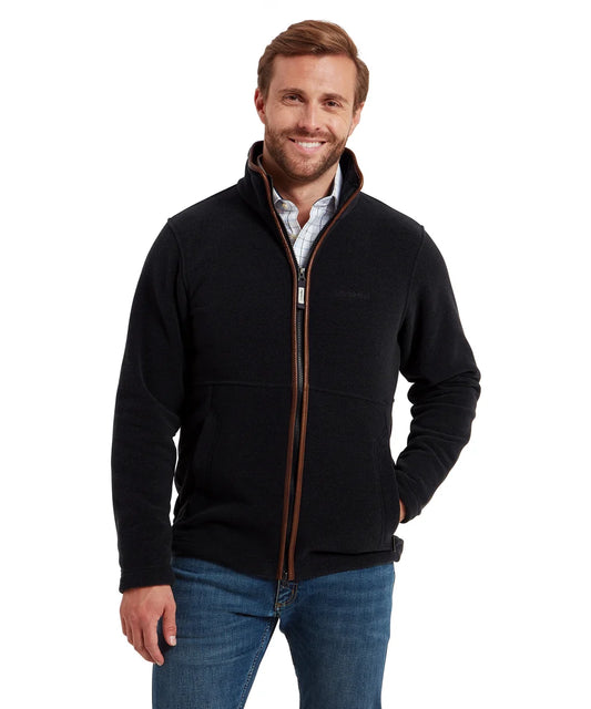 Schöffel Mens Countrywear, the Cottesmore Fleece Jacket in Gunmetal