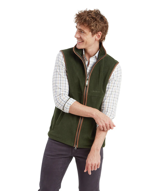 Schoffel, Oakham Fleece Gilet - (Forest)