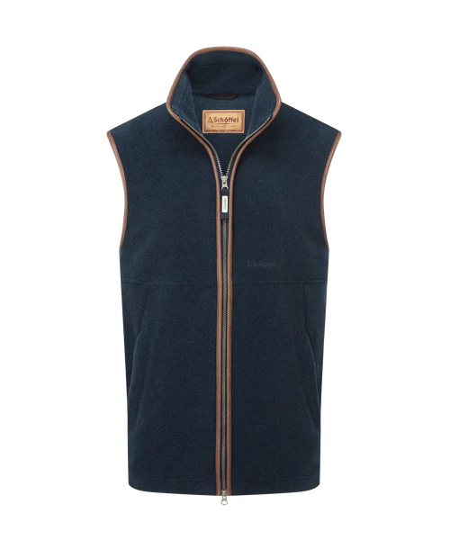 Schoffel Oakham Fleece Gilet - Petrol Blue