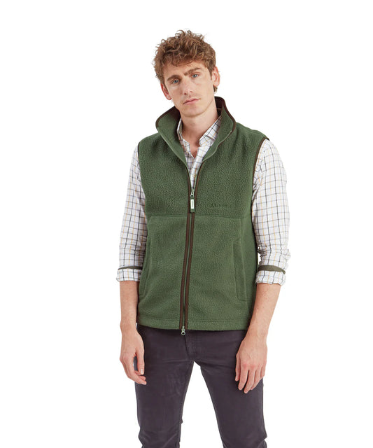 Schoffel, Oakham Retro Fleece Gilet - (Woodland)