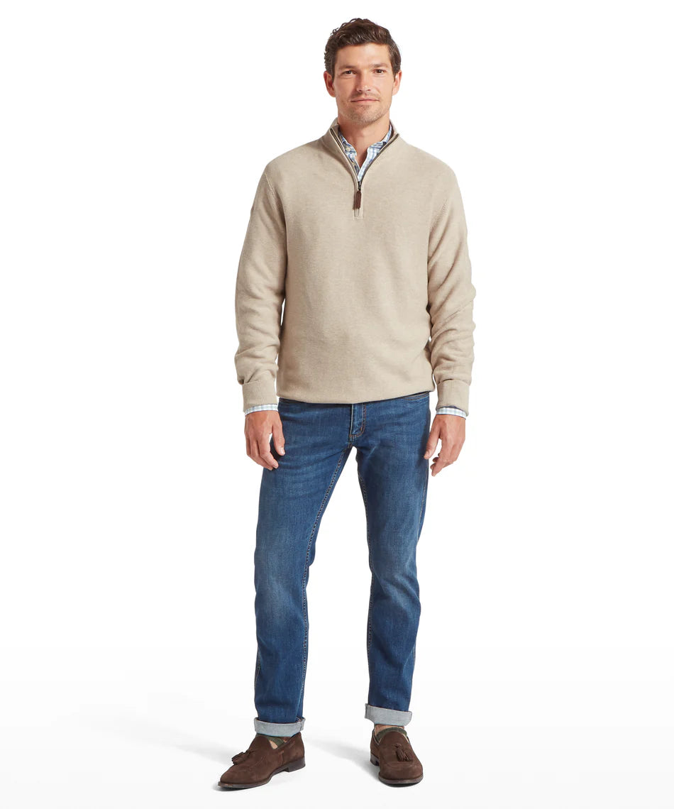 Schoffel, the Porthleven 1/4 Zip Jumper
