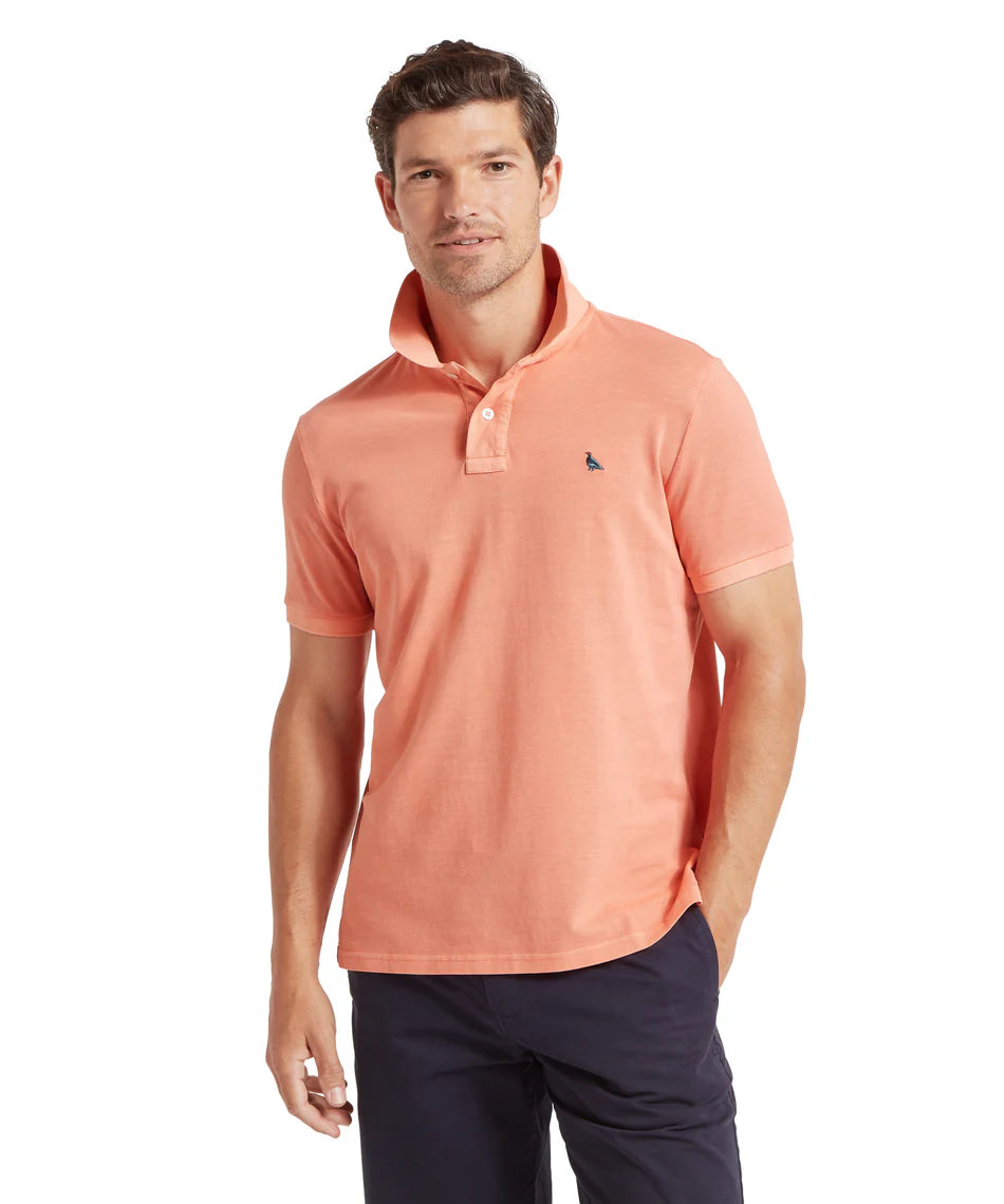 Schoffel, the St Ives Garment Dyed Polo Shirt
