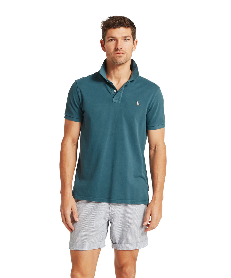 Schoffel, the St Ives Garment Dyed Polo Shirt