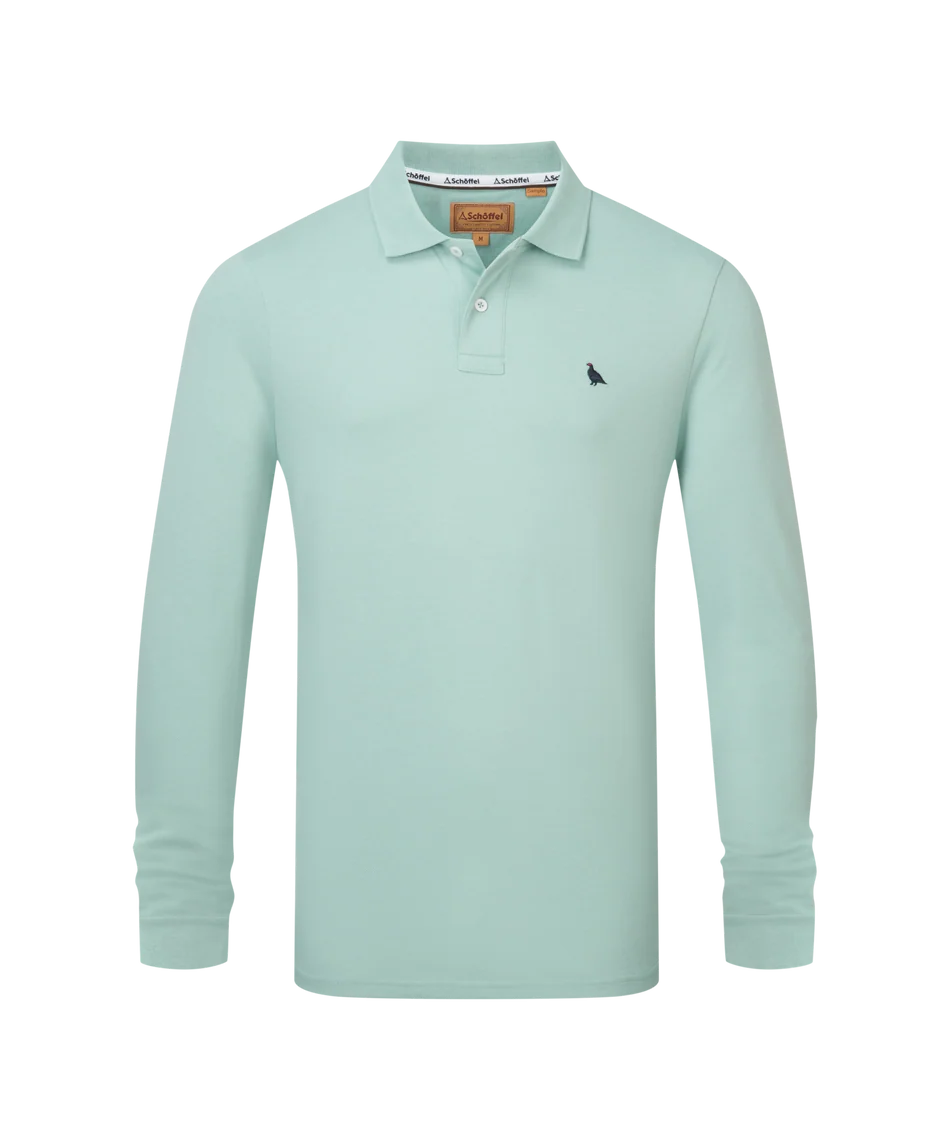 Schöffel, the St Ives Long Sleeve Polo Shirt