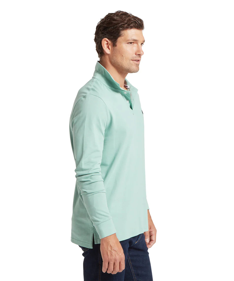 Schoffel, the St Ives Long Sleeve Polo Shirt