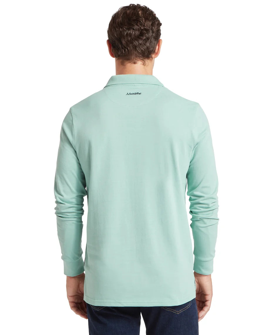 Schöffel, the St Ives Long Sleeve Polo Shirt