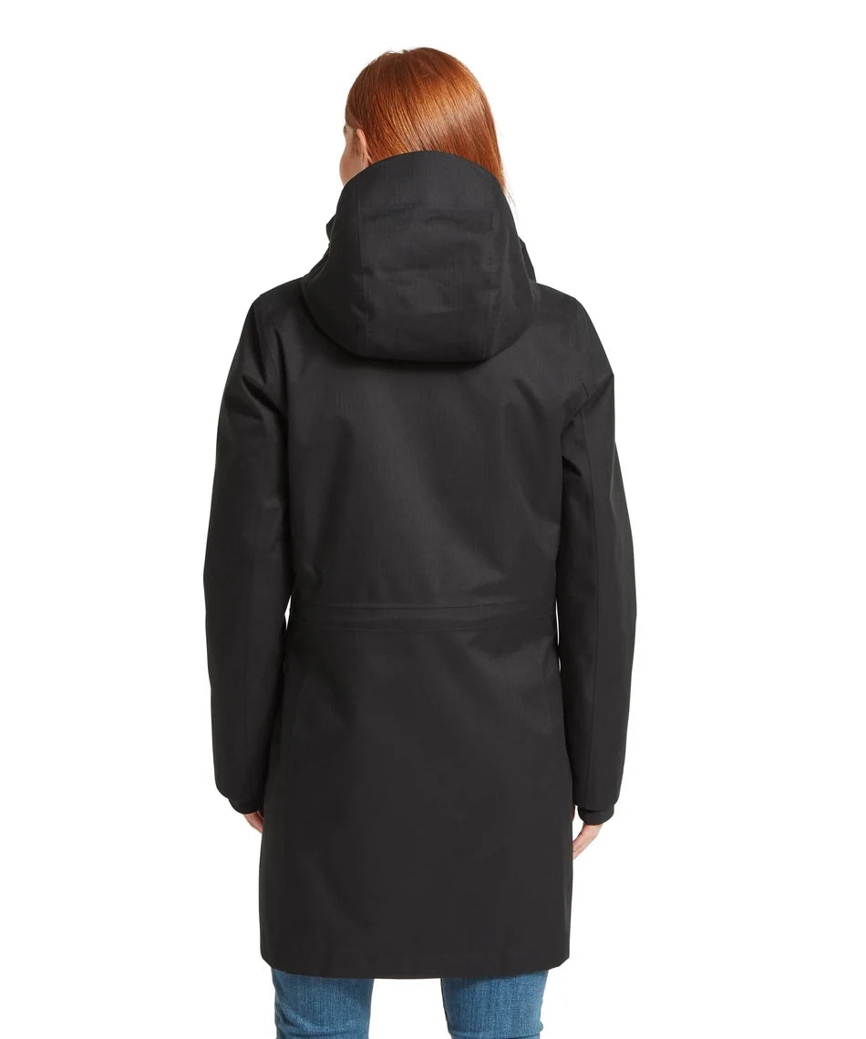 Schöffel, the Allexton Water Proof Coat in Charcoal