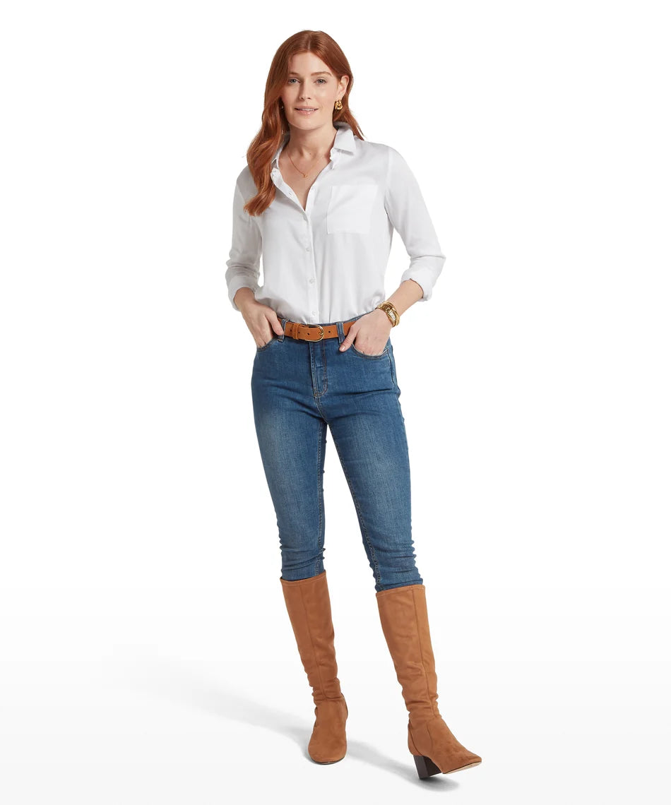 Schöffel Ladies Countrywear, the Alton Blouse in White