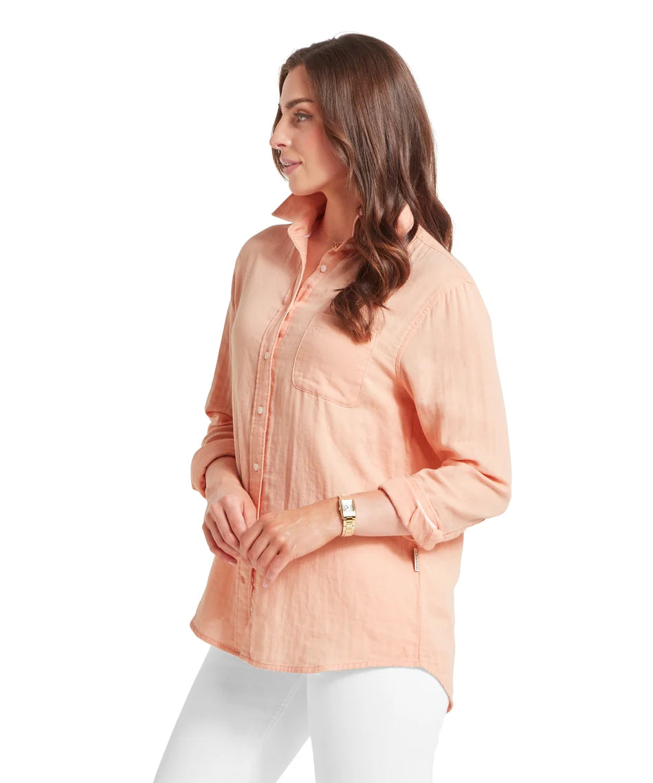 Schöffel Shirts , the Ashdon Shirt (Coral Peach)