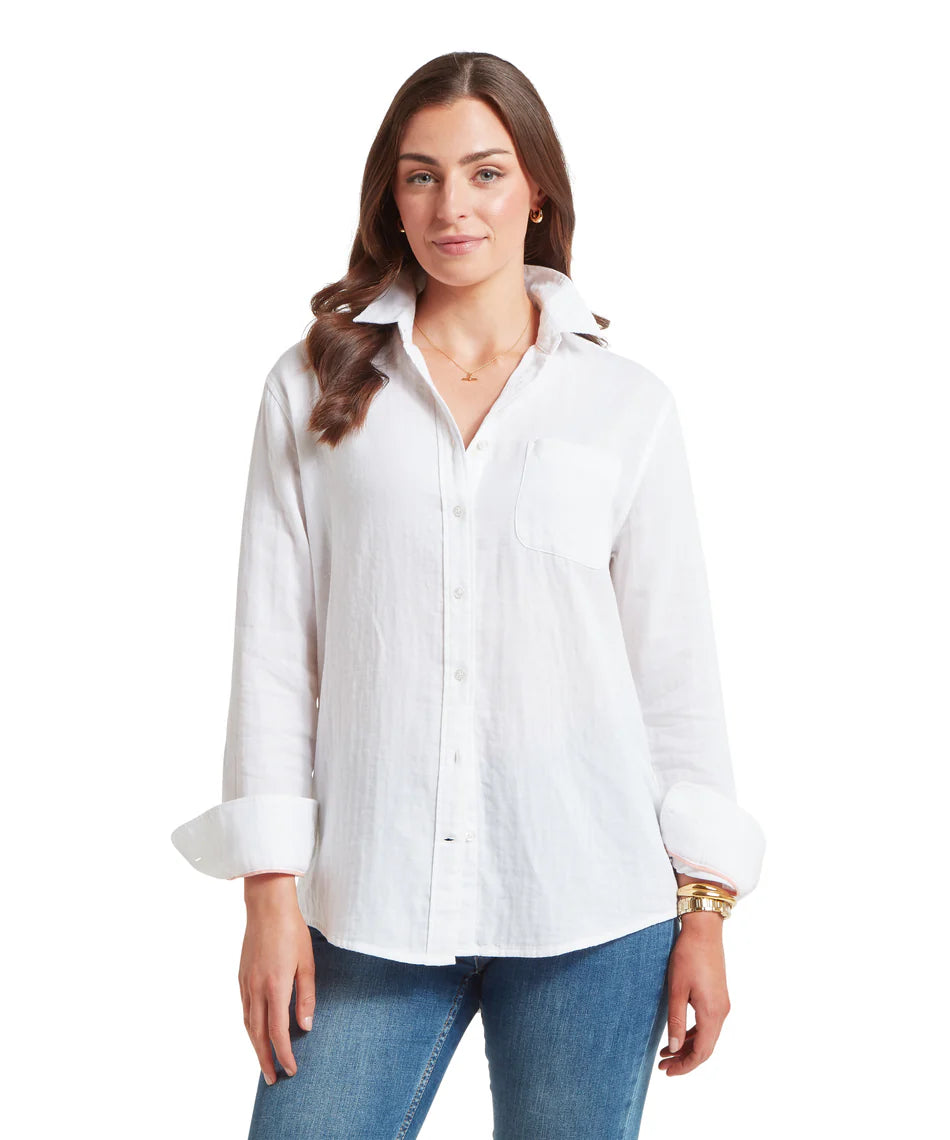 Schoffel Shirts , the Ashdon Shirt (Soft White)