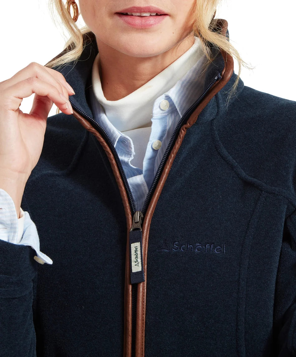 Schöffel Ladies Countrywear, the Burley Ii Fleece in Navy
