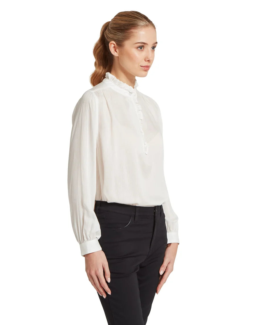 Schöffel, the Chelsworth Blouse in Soft White
