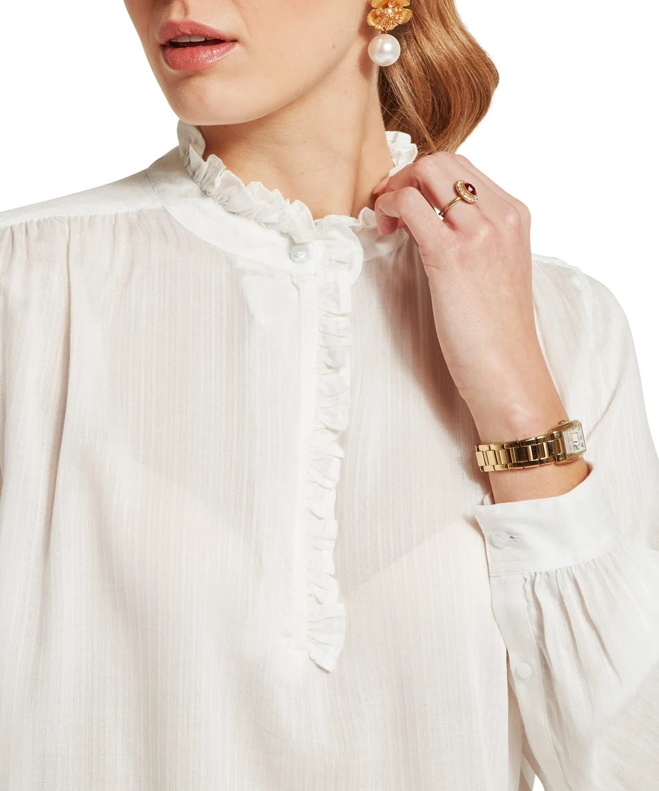 Schöffel, the Chelsworth Blouse in Soft White