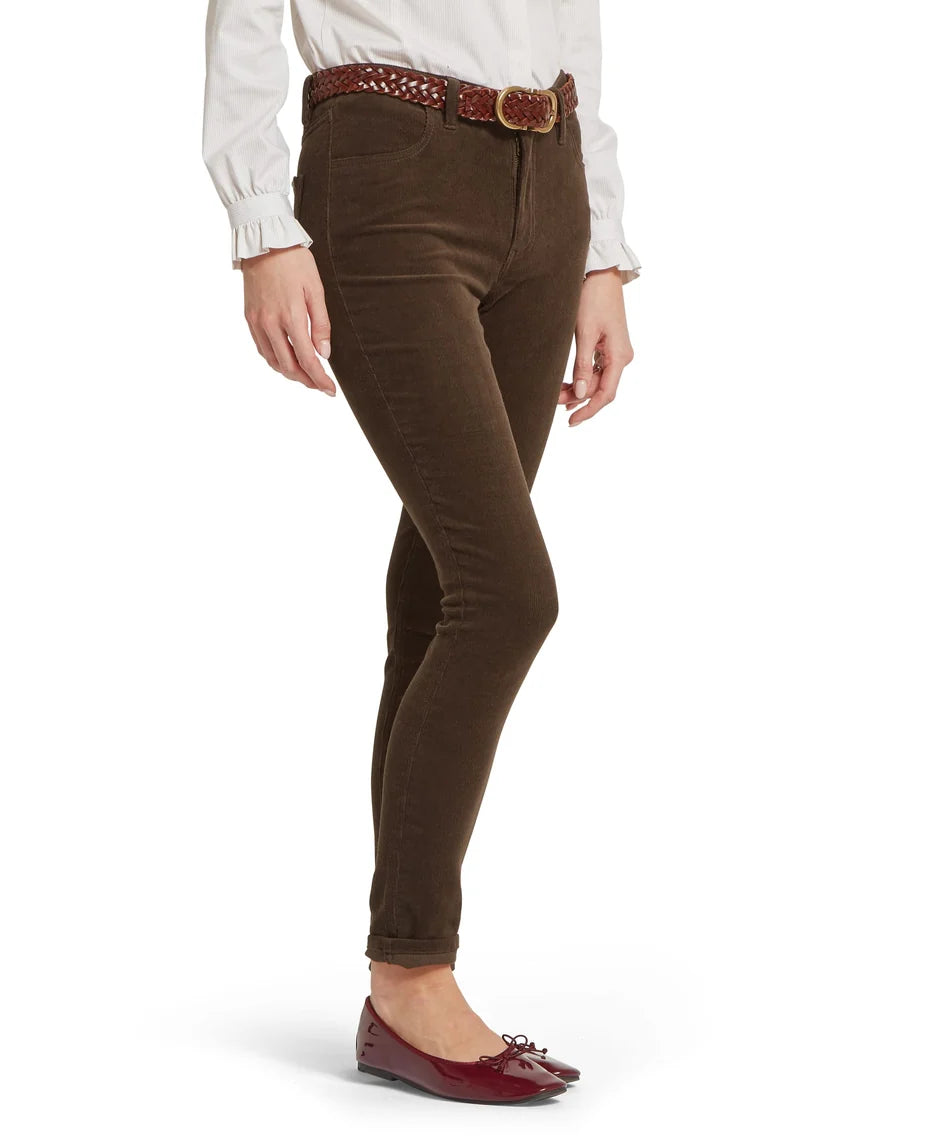 Schöffel, the Clover Cord Jean in Chocolate