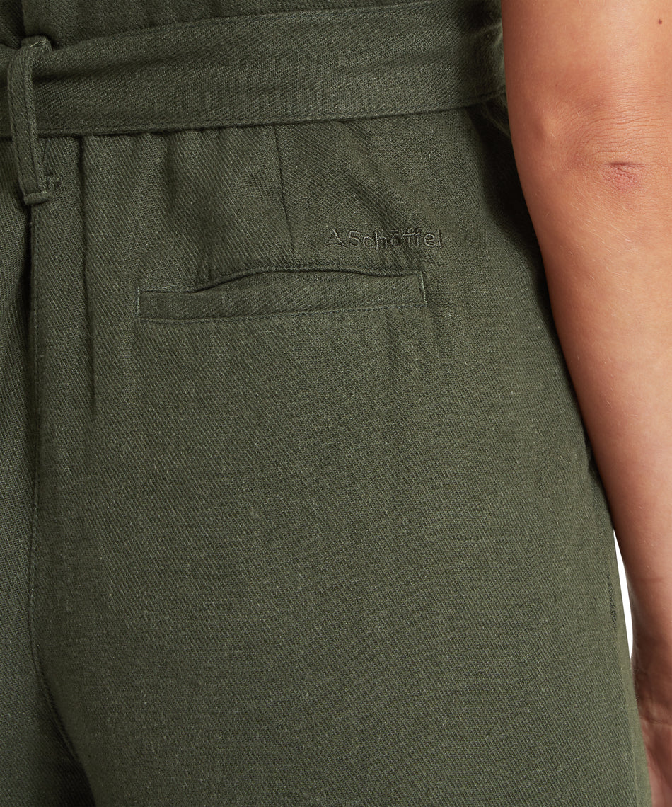 Schöffel Dress , the Daisy Jumpsuit (Beetle Green)