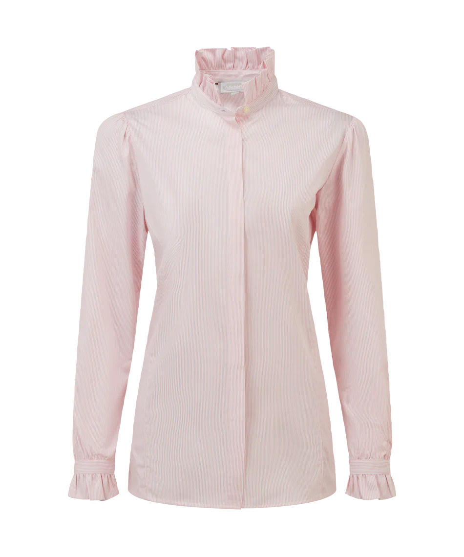 Schoffel Shirts , the Fakenham Shirt (Pink Stripe)