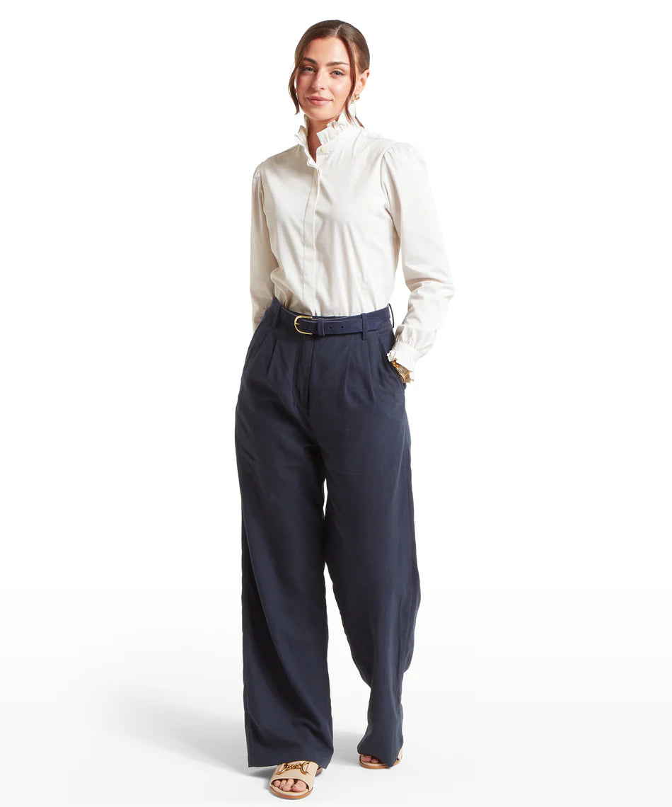 Schoffel Shirts , the Fakenham Shirt (Linen Stripe)
