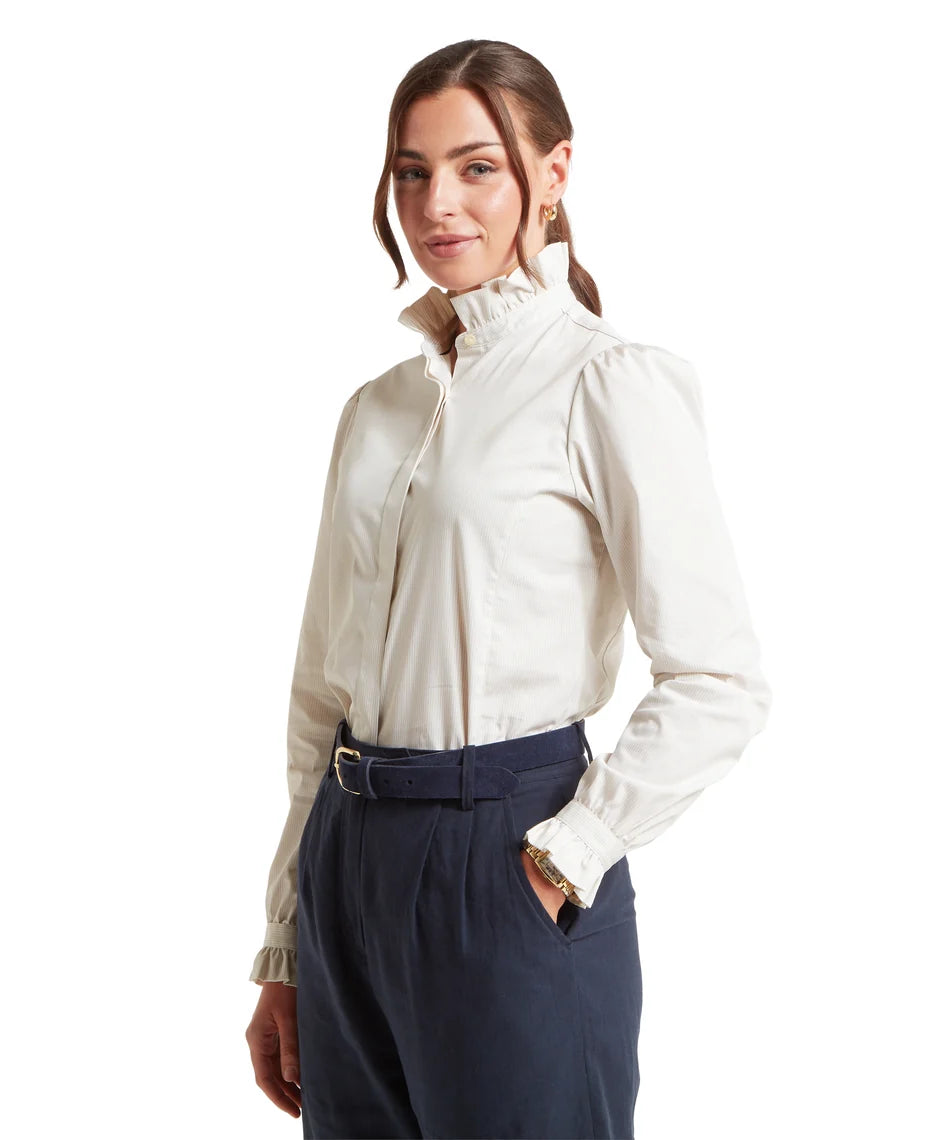 Schöffel Shirts , the Fakenham Shirt (Linen Stripe)