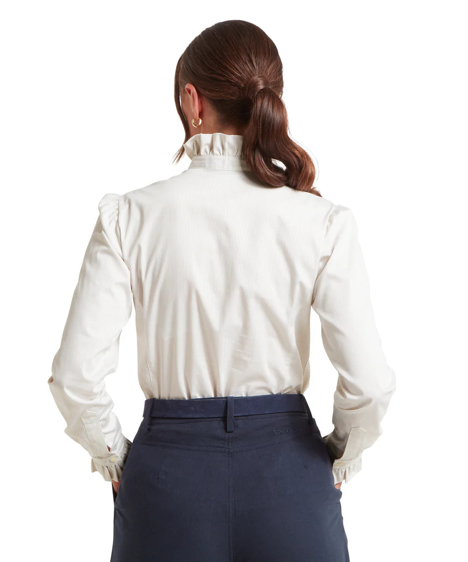 Schoffel Shirts , the Fakenham Shirt (Linen Stripe)