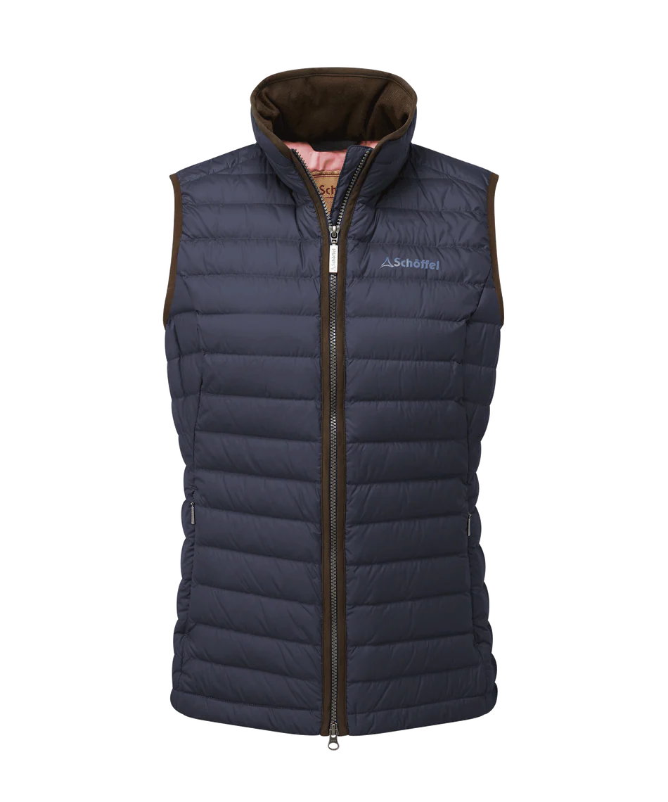 Schoffel Ladies, The Launde Down Gilet (Petrol Blue-8983)
