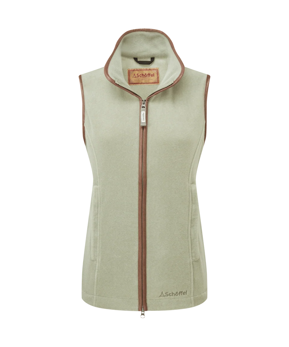 Schöffel, the Lyndon Ii Fleece Gilet in Sage Green