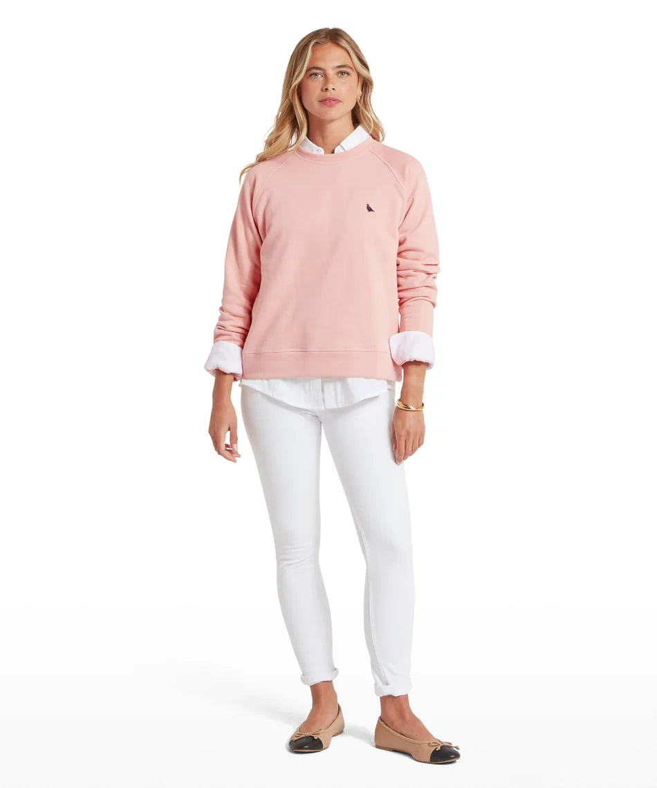 Schöffel Knitwear , the Newberry Sweatshirt (Pale Rosé)