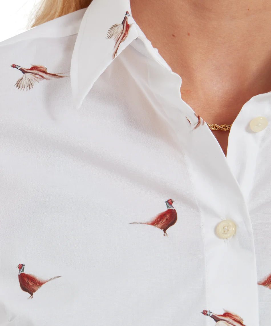 Schoffel Shirts , the Norfolk Shirt (Pheasant Print)