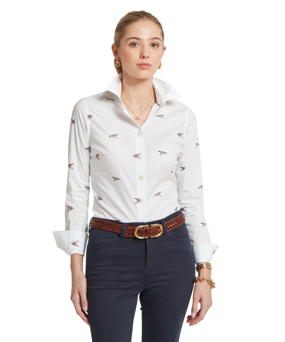 Schöffel, the Norfolk Shirt in Painted Mallard