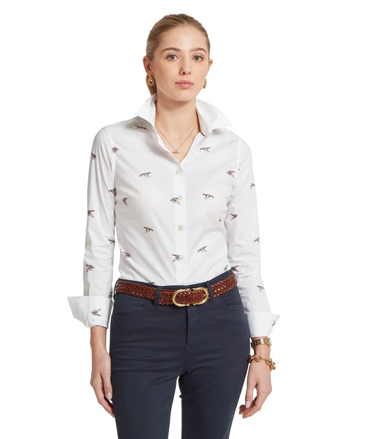 Schöffel, the Norfolk Shirt in Painted Mallard