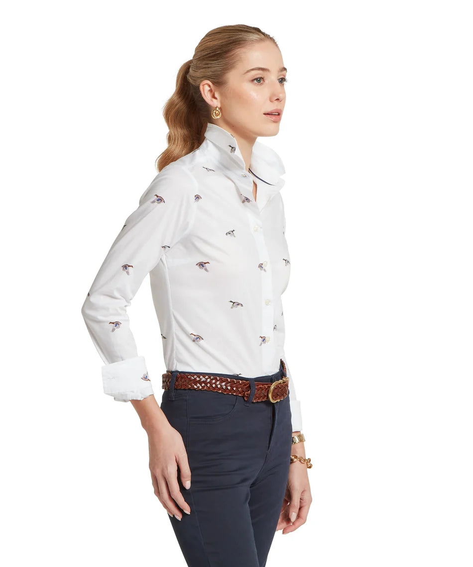 Schöffel, the Norfolk Shirt in Painted Mallard