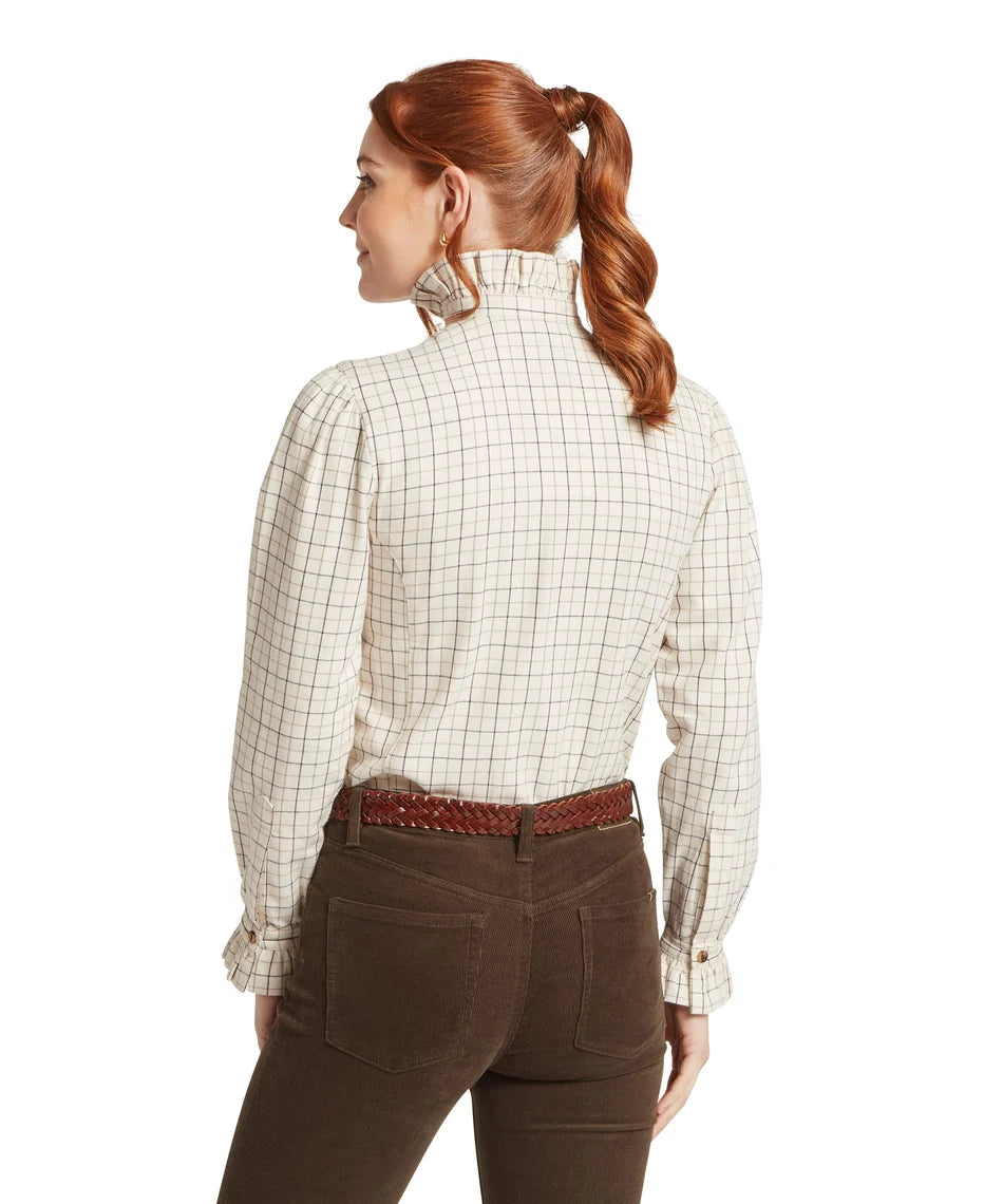 Schöffel, the Sheringham Shirt in Beetroot Check