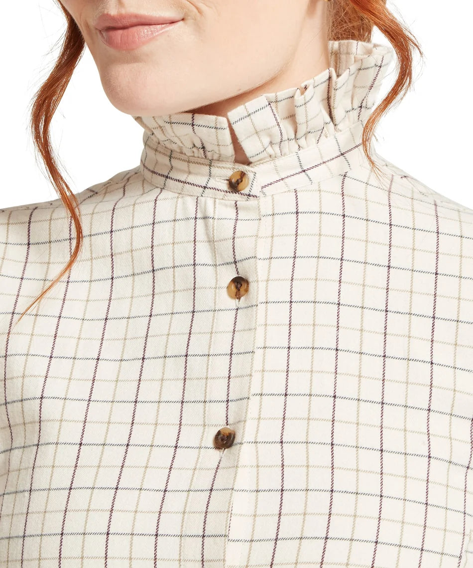 Schöffel, the Sheringham Shirt in Beetroot Check