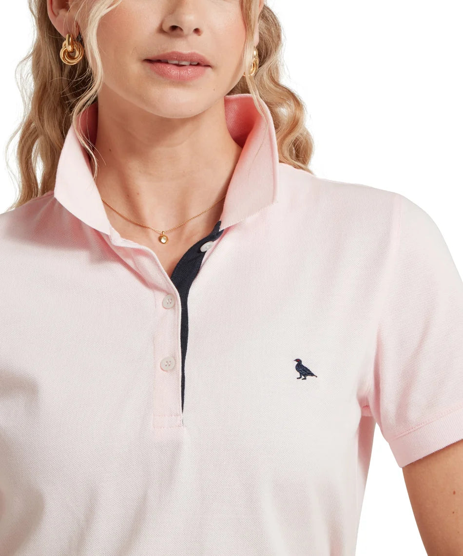 Schöffel Polo Shirts , the Women'S St Ives Polo Shirt (Pale Pink)